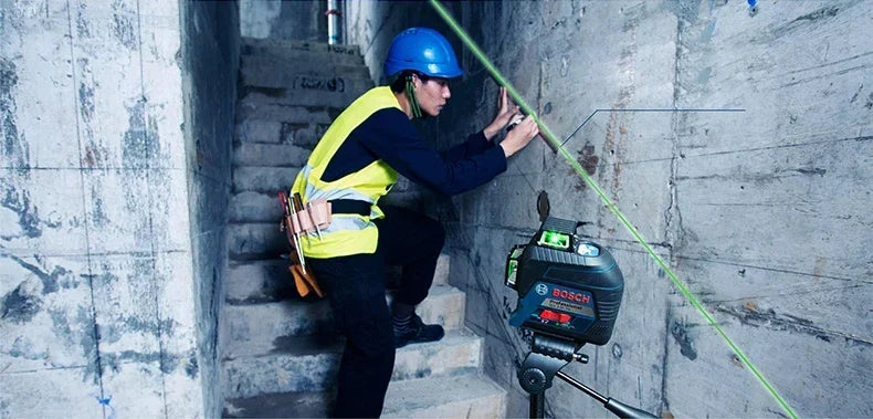 Máy Cân Mực Laser 12 Tia Xanh BOSCH GLL3-60XG 360° - Daisan Mart