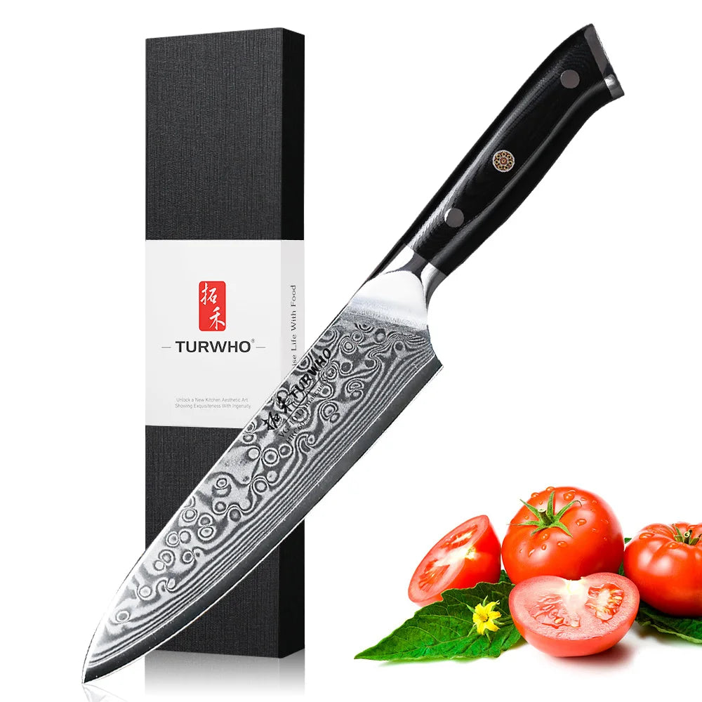 Bộ Dao Bếp Nhật 67 Lớp Damascus VG10 Siêu Bền