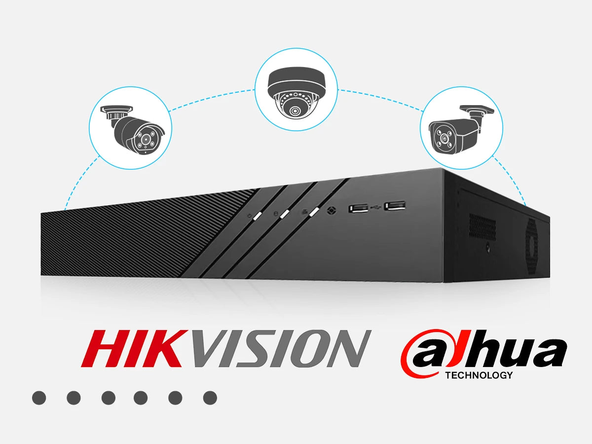 Techage AI 8CH POE 5MP/8MP CCTV Kit 2-Way Audio