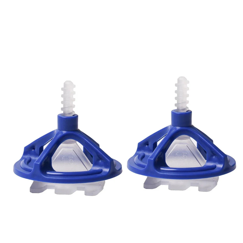 50-600Pcs Top Spiral Ceramic Tile Leveling System Clips Spacers Straps Wadge for Tile Laying Wall Floor Fixing Construction Tool