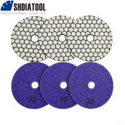 Đĩa Kim Cương SHDIATOOL 100mm - Bộ 6 Đánh Bóng Đá