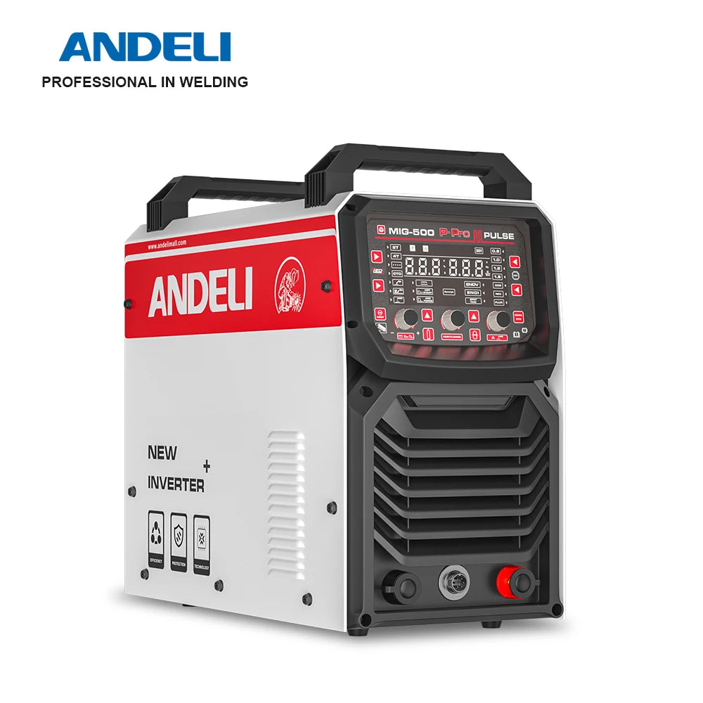 ANDELI MIG Welding Machine with Double Pulse Lift TIG MMA 3 in 1 Industrial MIG Welder with Wire Feeder - Daisan Mart