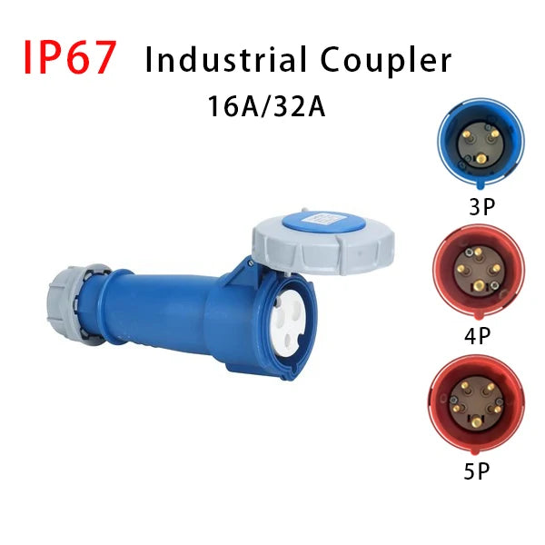 Đầu Nối Công Nghiệp Chống Nước IP67 - Nylon Chịu Nhiệt - Daisan Mart