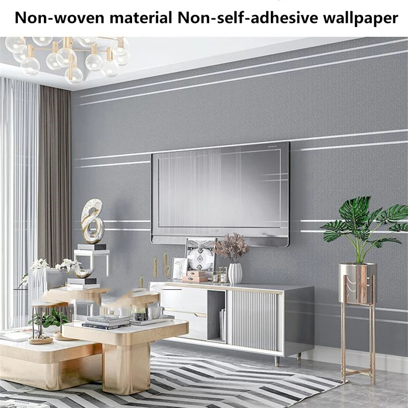 Modern Geometric Nordic Velvet Wallpaper