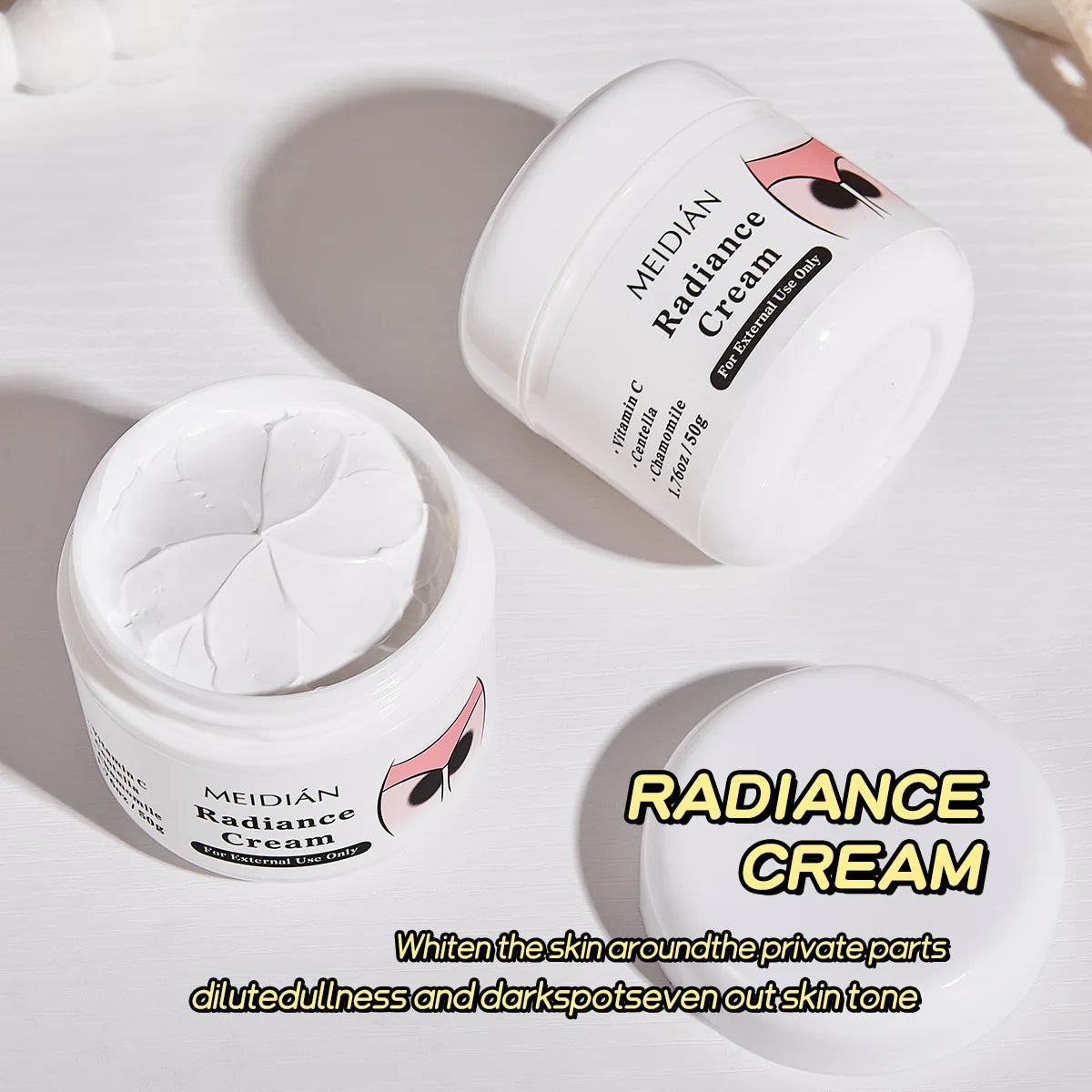 Fast Whitening Cream for Intimate Area, Brightening and Smooth Skin