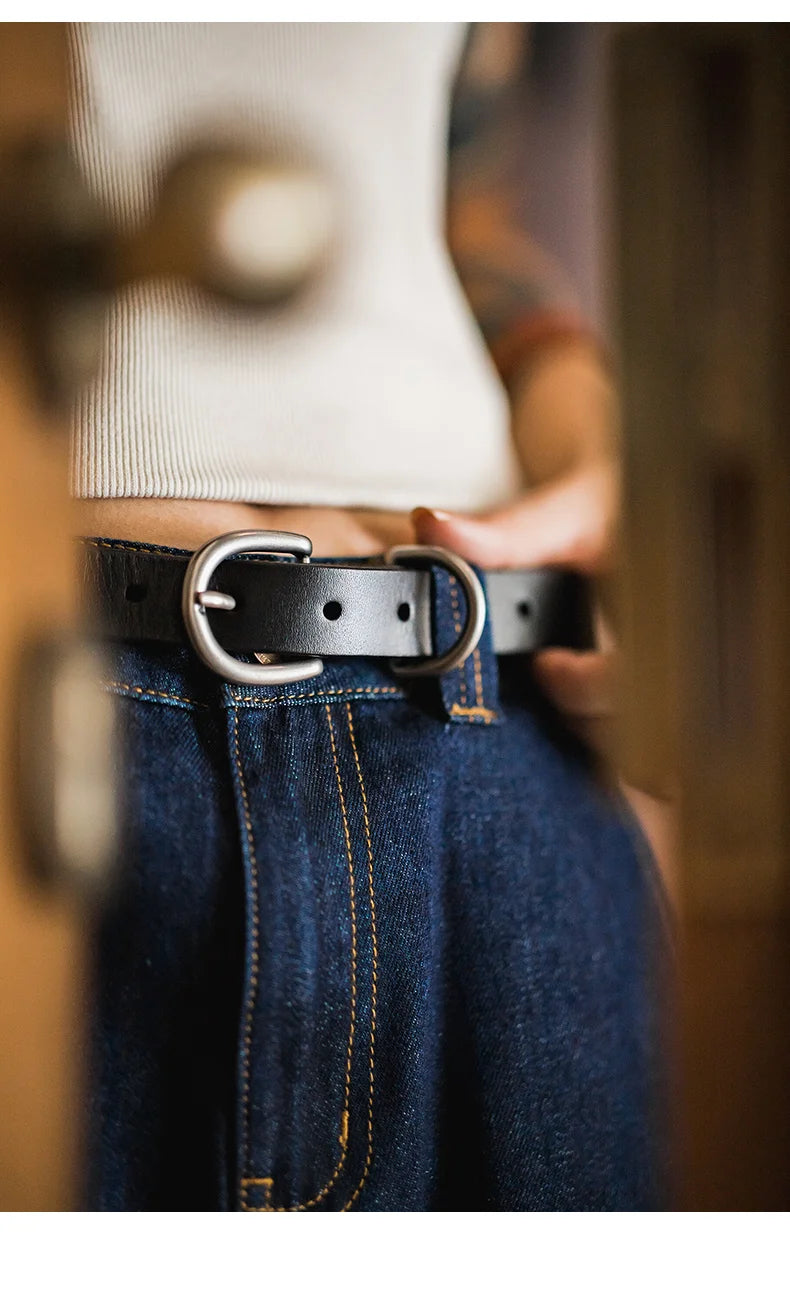 Thắt Lưng Da Bò Cao Cấp Maden Vintage Cho Nam Nữ