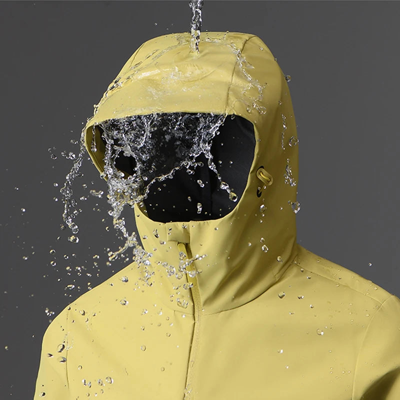 JNLN Unisex Waterproof Mountaineering Sports Jacket