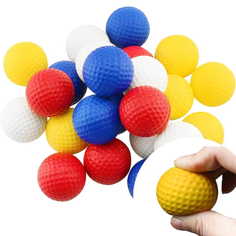 Soft Foam Golf Balls 5 Pieces - Indoor Golf Practice for Kids