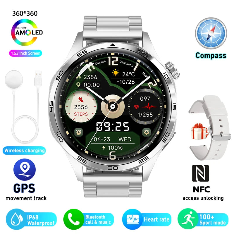 Smart Watch 5 Pro - AMOLED Screen, BT Calling