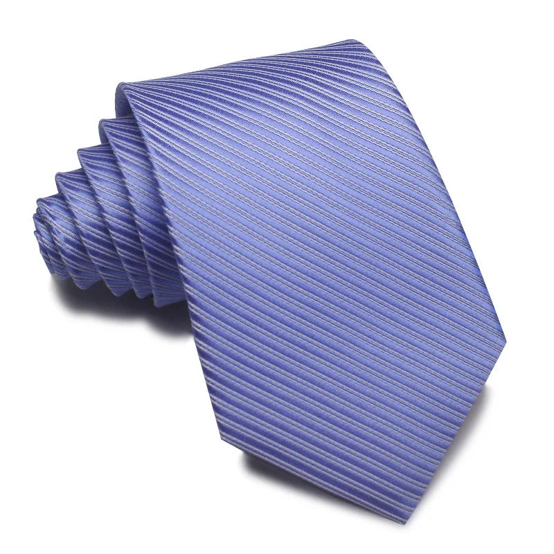 Cà vạt lụa sọc xanh dương nam - Thiết kế mới nhất