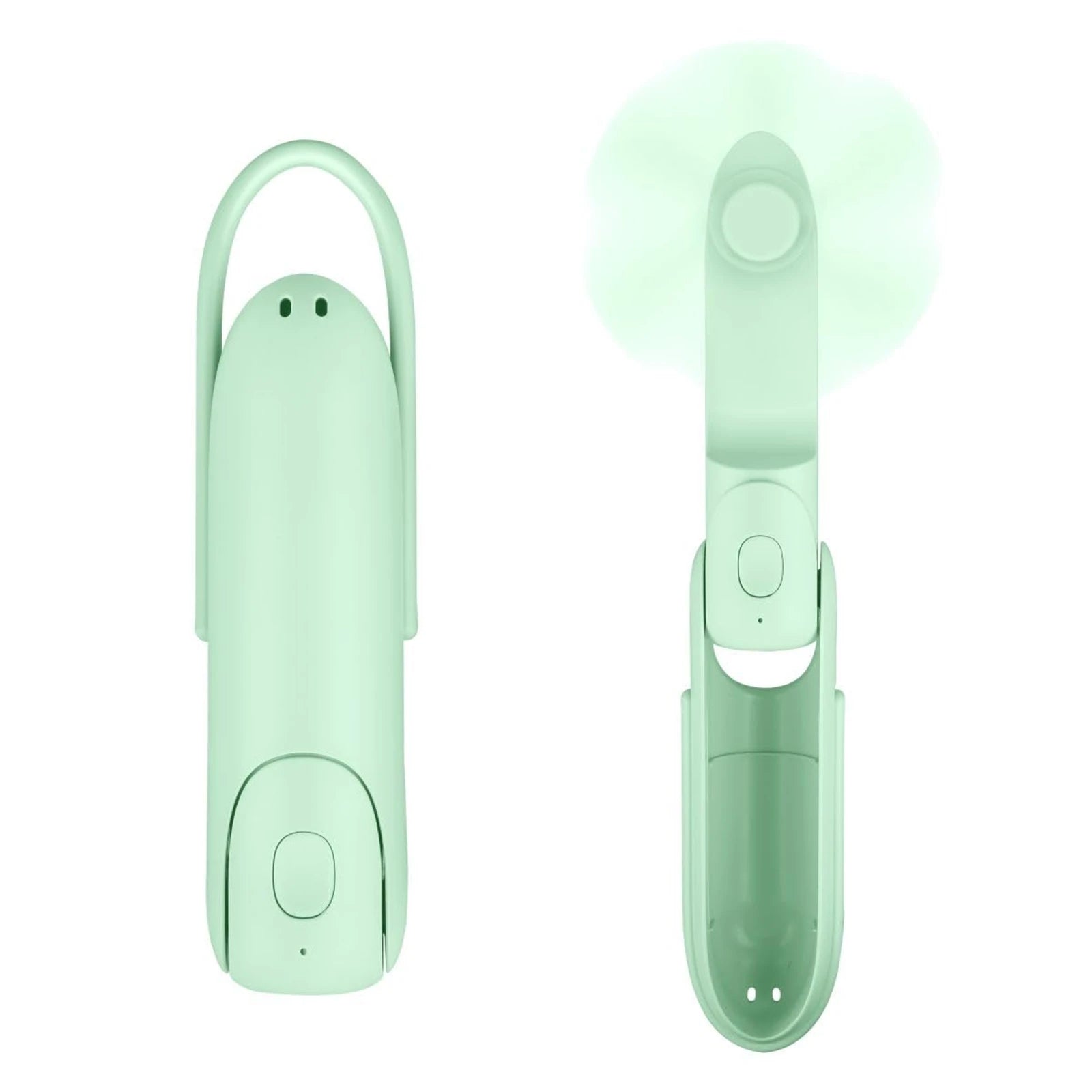 Mini Fan Handheld, 3 Speeds Handheld Fan, 3 in 1 Portable USB Fan with Flashlight Power Bank, for Travel, Home, Women, Makeup