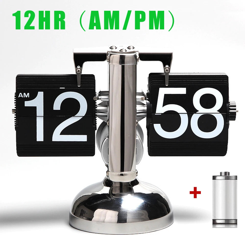 Modern decorative automatic flip clock, battery included