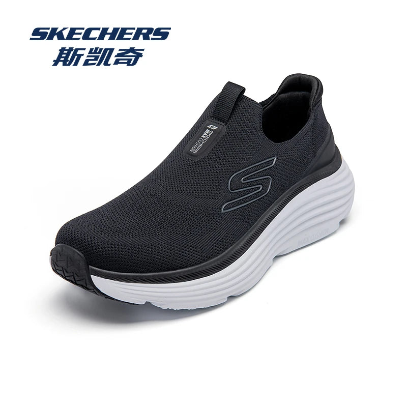 Skechers Men's Running Shoes Cushioning No Laces