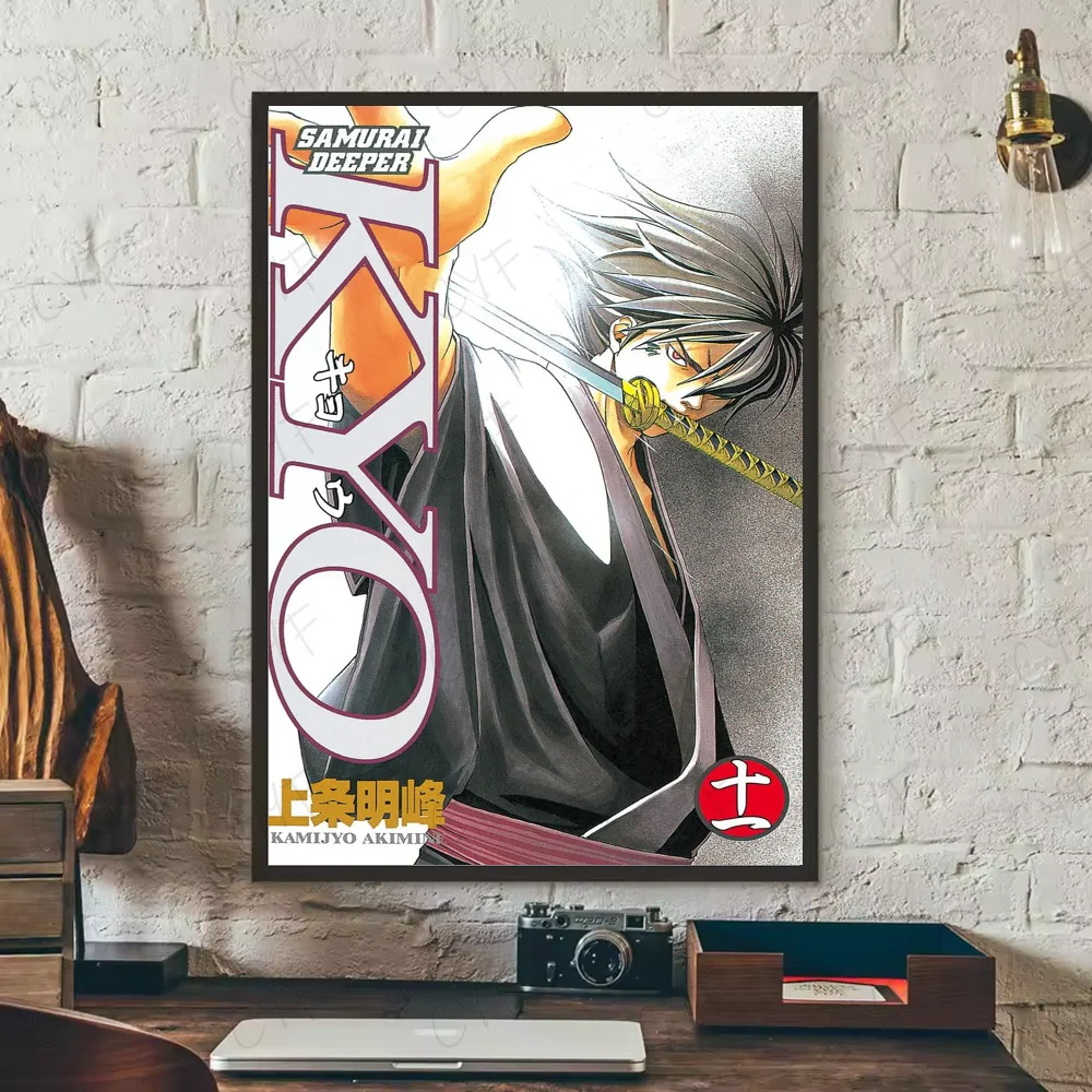 Samurai D-Deeper KYOS Comic Poster Wall Art Painting Sticker For Home Room Decoration Bedroom Decor Waterproof Posters