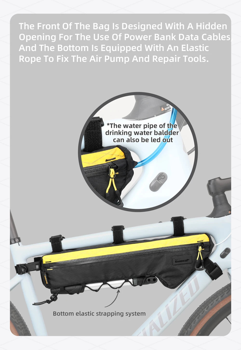 Rhinowalk Waterproof Bicycle Bag 17 Inch+