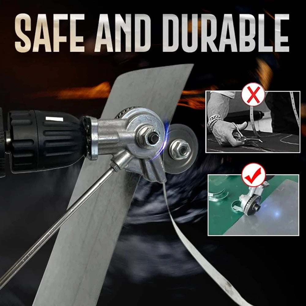 Electric Drill Plate Cutter Metal Nibbler Drill Attachment For DIY Sheet Metal Knife for Cutting Iron Steel Copper Aluminum