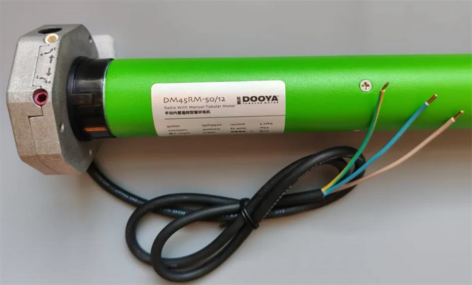 Dooya DM45RM tubular motor for rolling doors, automatic curtains