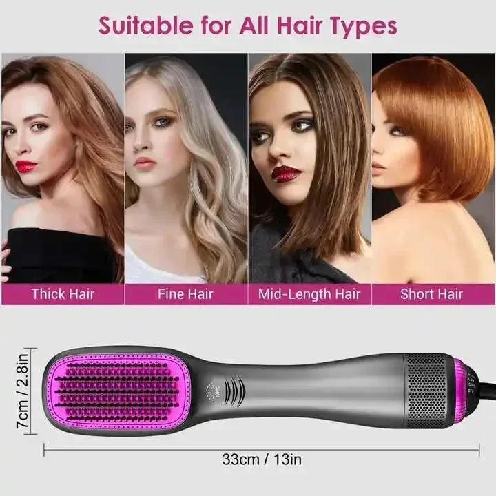 Bàn Chải Sấy Tóc 3 Trong 1 - Tạo Kiểu Nhanh Chóng 1200W - Daisan Mart
