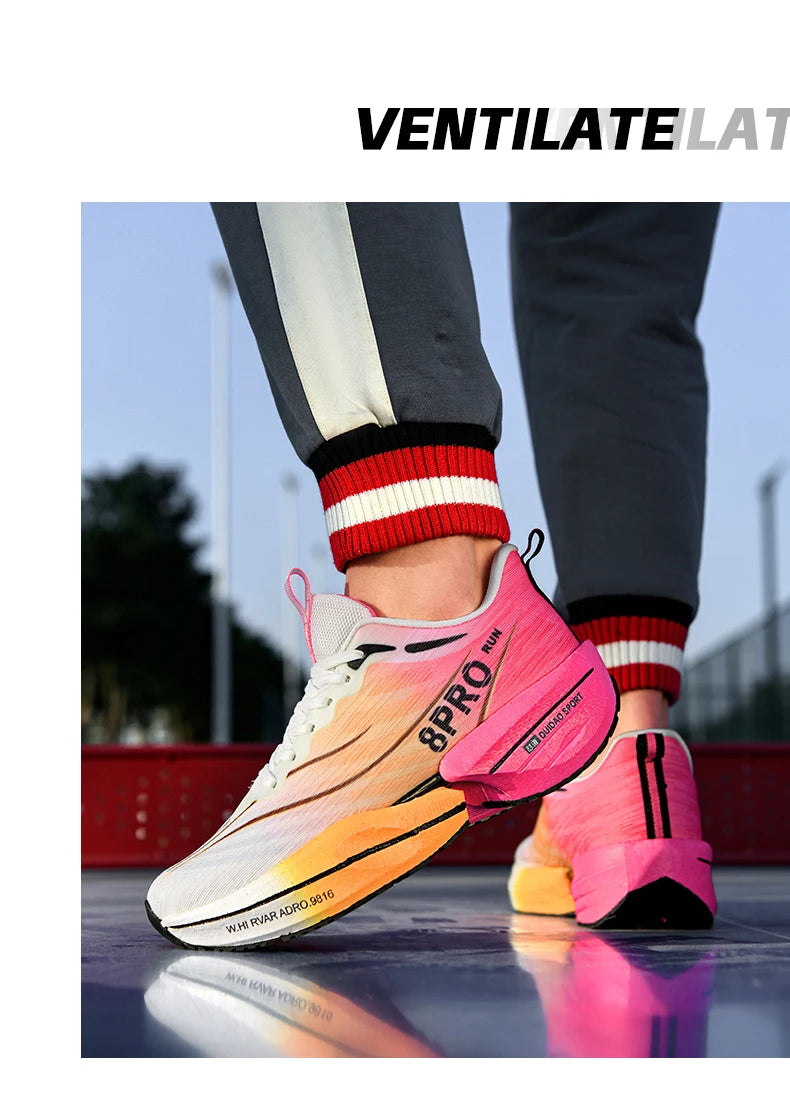 Giày Chạy Bộ Marathon 2025 Đệm Khí Siêu Nhẹ Nam Nữ