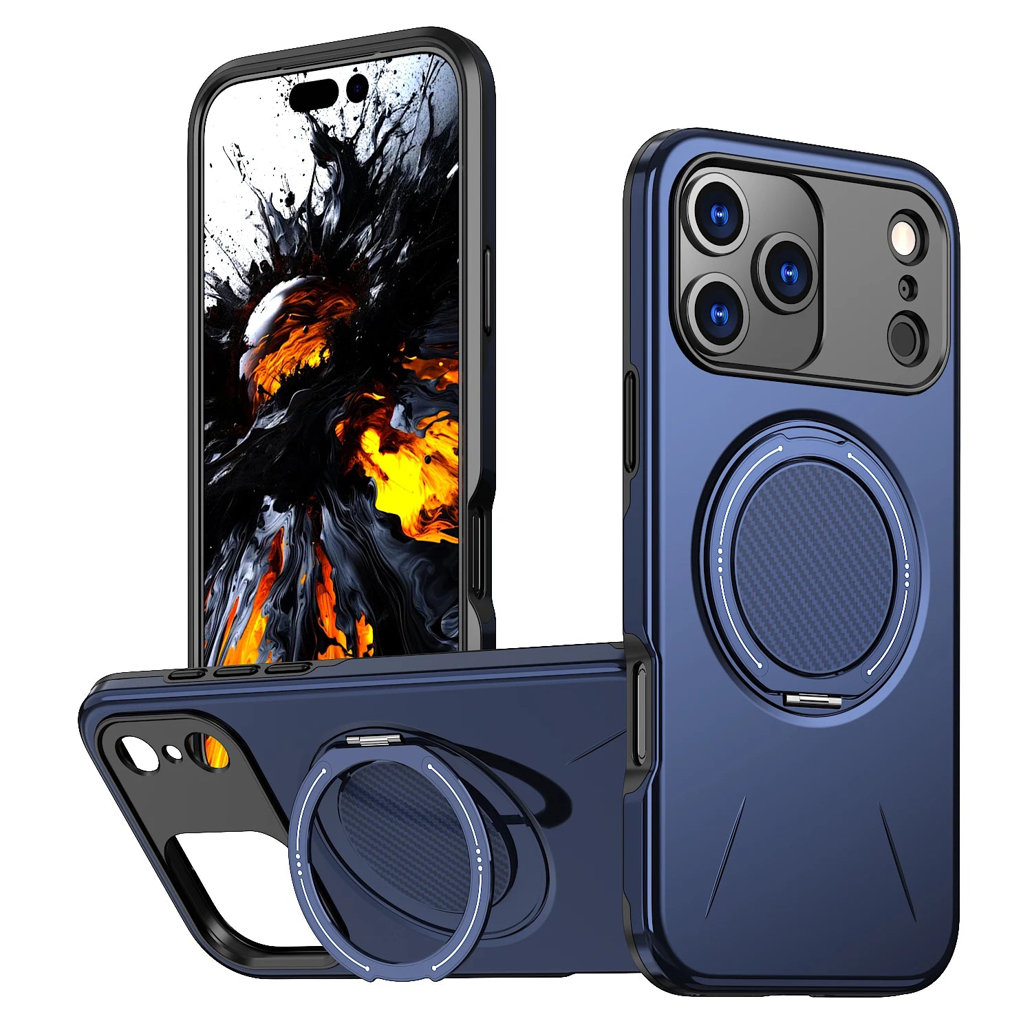 360° Magnetic Bracket Phone Case For iPhone 17 Air 11 12 13 14 15 16 17 Pro Max For Magsafe Shockproof Stand Holder Cover Funda - Daisan Mart
