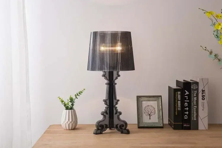 Bóng Đèn Bàn Baroque Trong Suốt - Sáng Tạo Hiện Đại