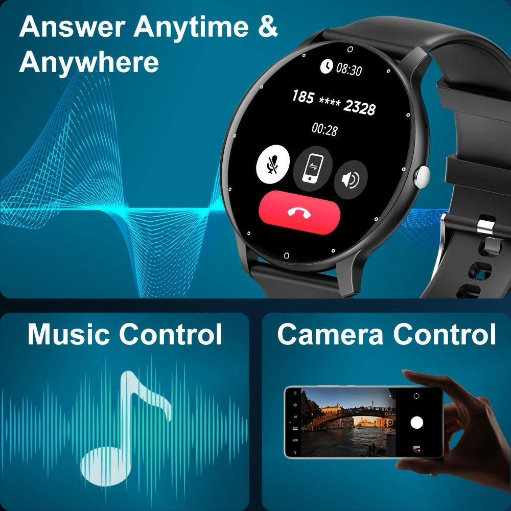 Đồng Hồ Thông Minh Nam 2025 Màn AMOLED GPS Sức Khỏe