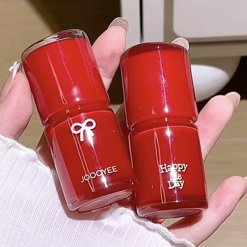 Joocyee Limited Birthday Series Cosmetics Set Mouth Red Lip Glaze Powder Blusher Cream Lip Gloss Hand Cream Birthday Gift Box