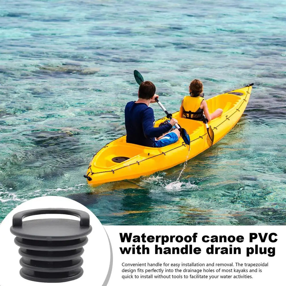 2pcs Kayak Canoe Boat Parts Scupper Stopper Bung Drain Holes Plugs Accessories Kayak Marine Boat Rafting Dinghy Canoe Raft
