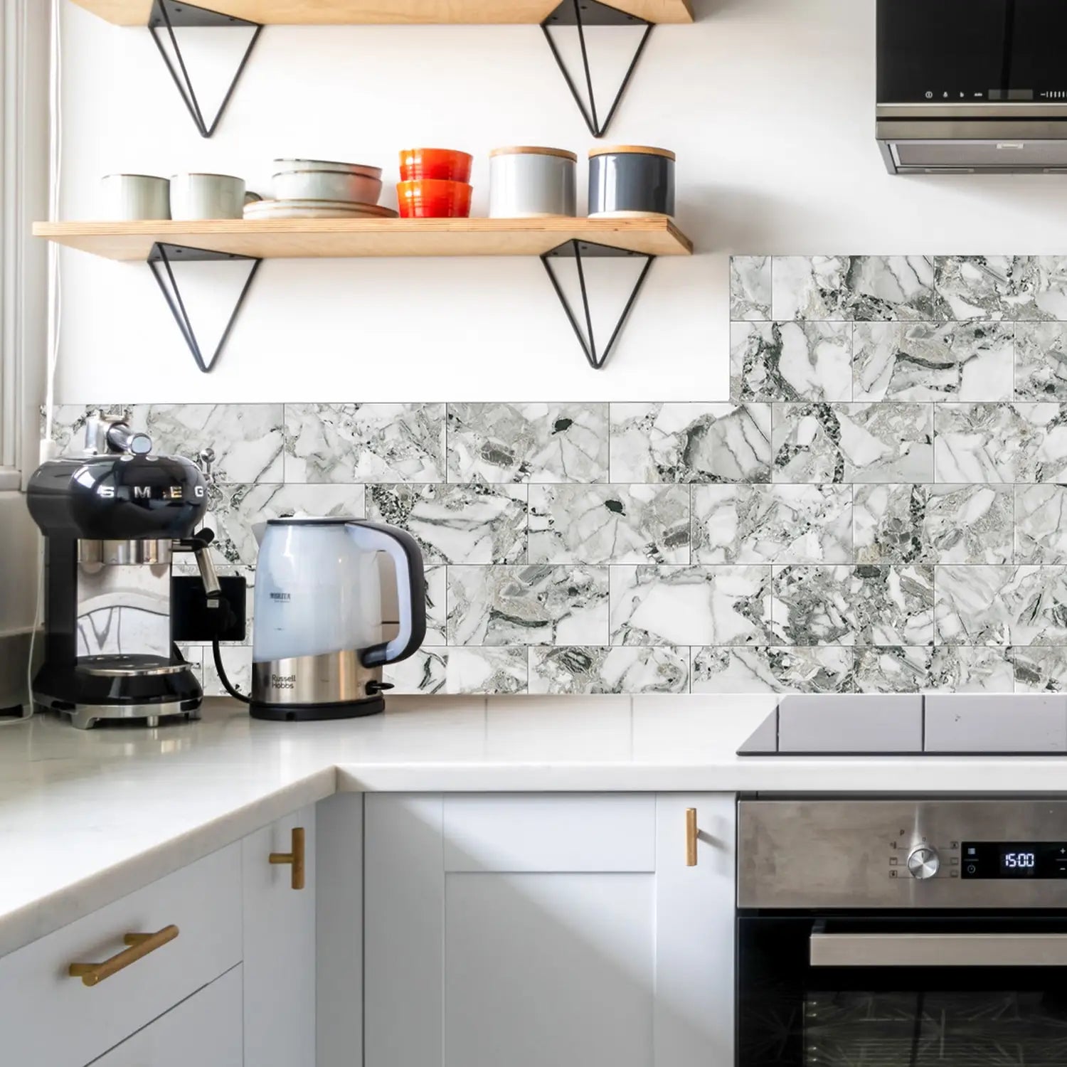 3D Waterproof Brick and Stone Decal Set - Kitchen &amp; Bathroom