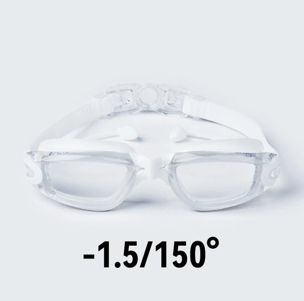 Kính Bơi Cận Thị HD Chống Mờ -8.0 Độ, Đa Dạng Tuỳ Chọn