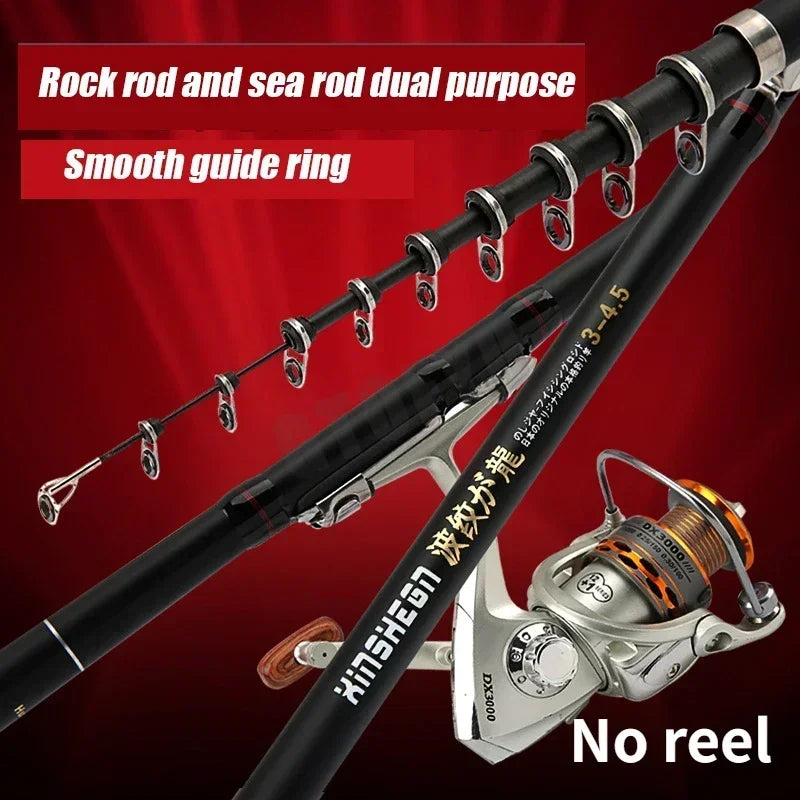 Cần Câu Du Lịch Xoay Đa Năng 2.7-6.3M