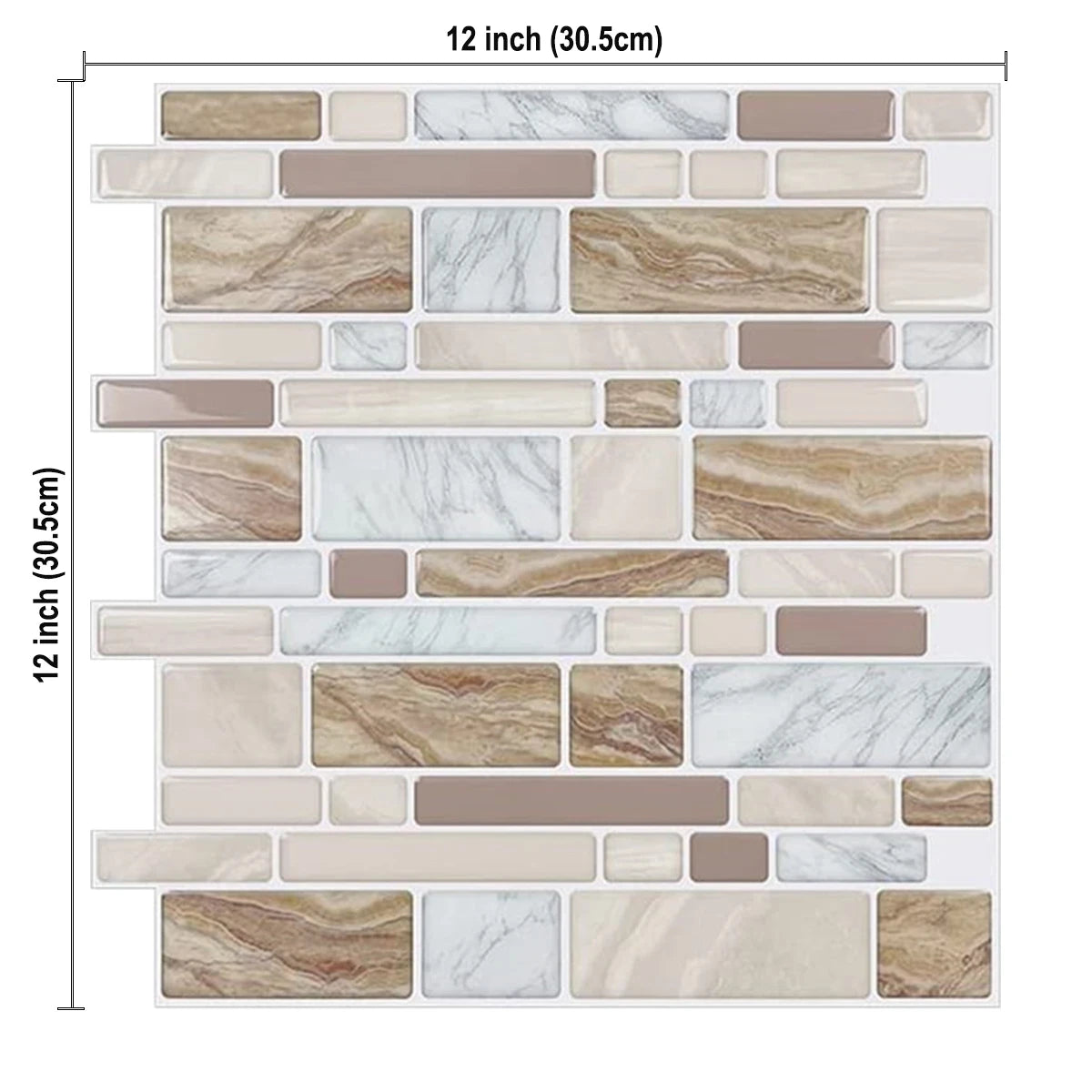 Gạch dán tường 3D tự dán trang trí bếp & nhà tắm - Daisan Mart