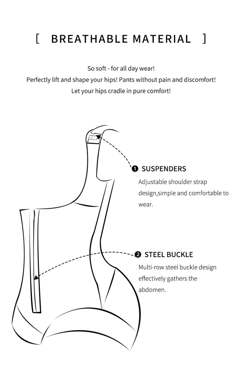 Full Body Shaper High Compression Shapewear 9 Steel Bone Waist Trainer Fajas Colombianas Girdle Corset Bodysuits Underwear Strap