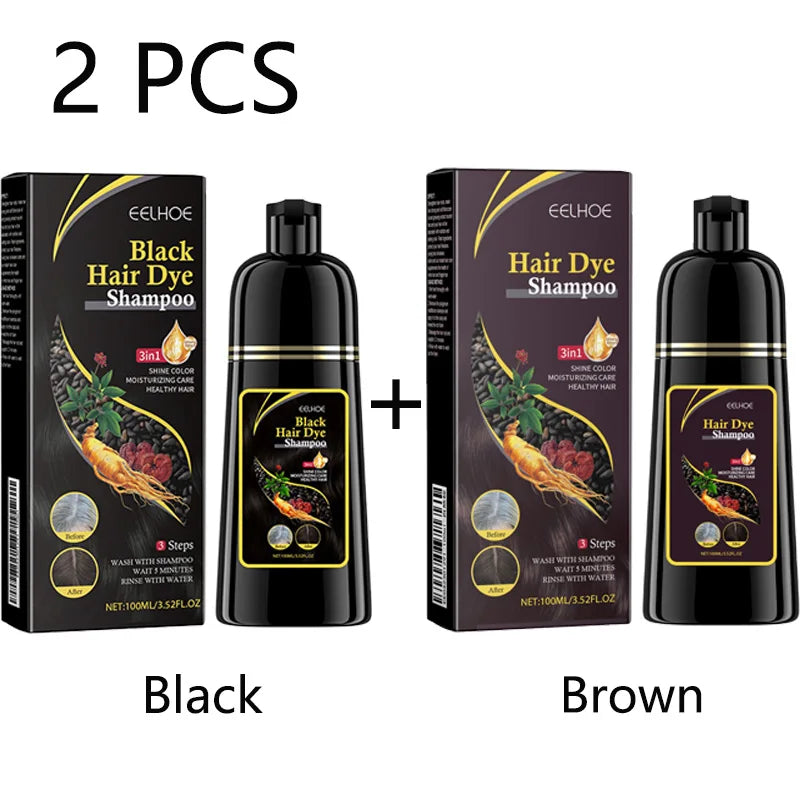 3-in-1 Herbal Black Hair Dye 100ml
