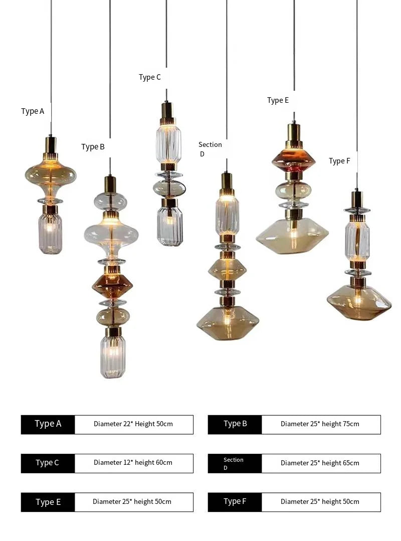 Đèn Thả LED Bắc Âu Trang Trí Quán Bar, Phòng Ngủ - Daisan Mart