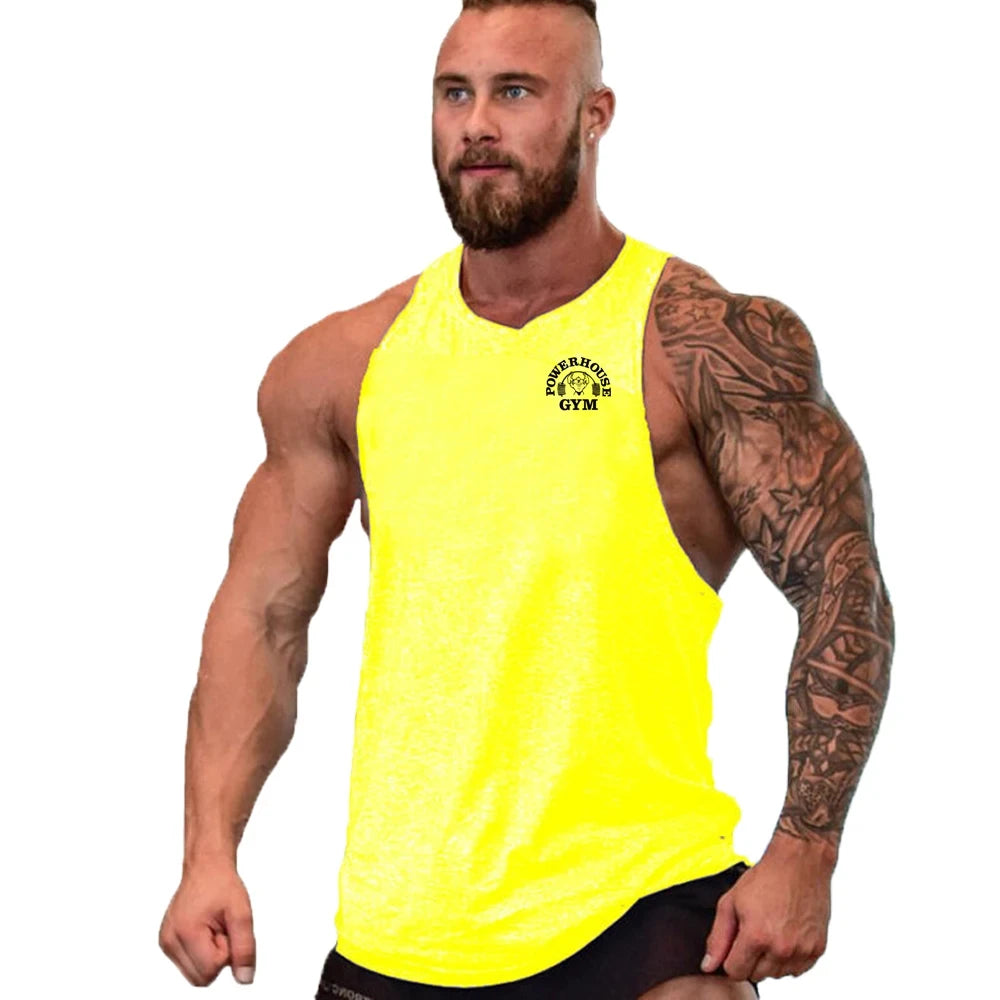 Men's Gym Shirt - Muscle Bodybuilding Tanktop