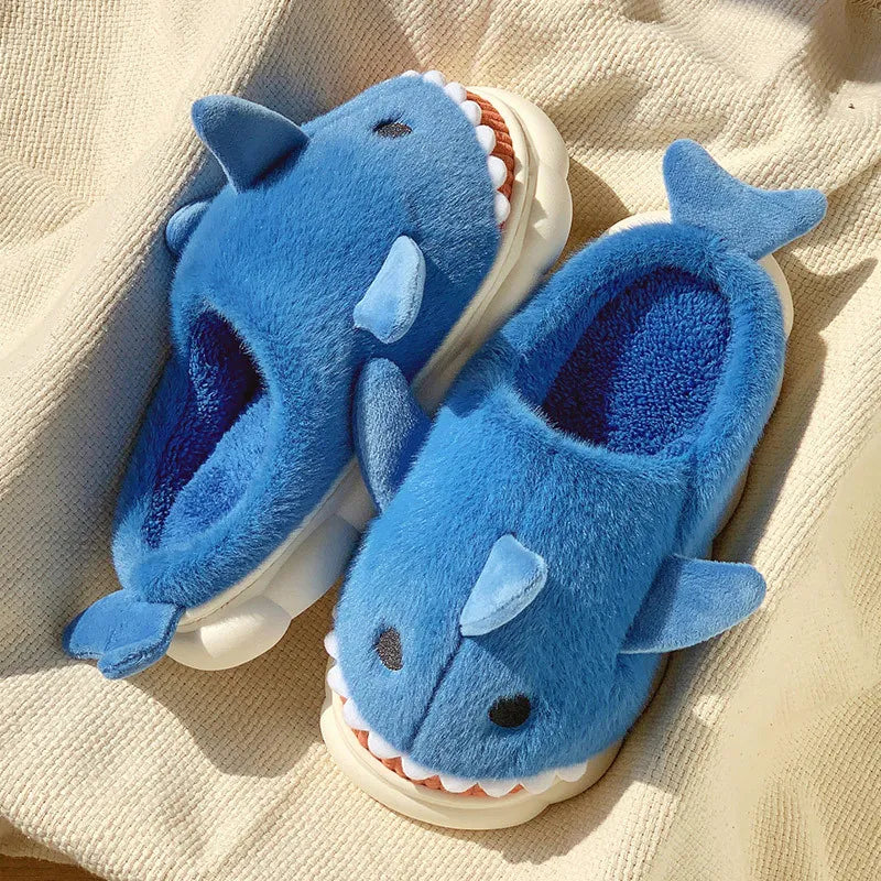 Super Cute Cotton Shark Slippers for Women &amp; Kids