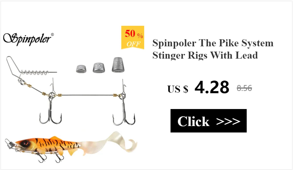 Spinpoler TPR Floating 5”Jerk Bait Shad Minnow Soft Fishing Lure 10x Tough Artificial Bait Split Tail Drop Shot Bass Pike Zander - Daisan Mart