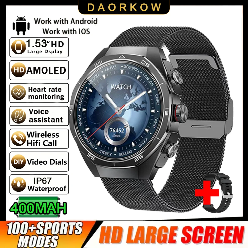 Đồng Hồ Thông Minh TWS 2in1 Chống Nước IP67 Bluetooth