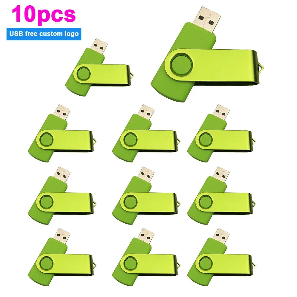 Set of 50 USB Flash Drives 2.0 with Various Convenient Capacity