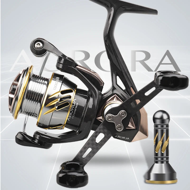 Aurora Long Range Fishing Reel 5.2:1 Drag 4.5kg Carbon 7+1 BB