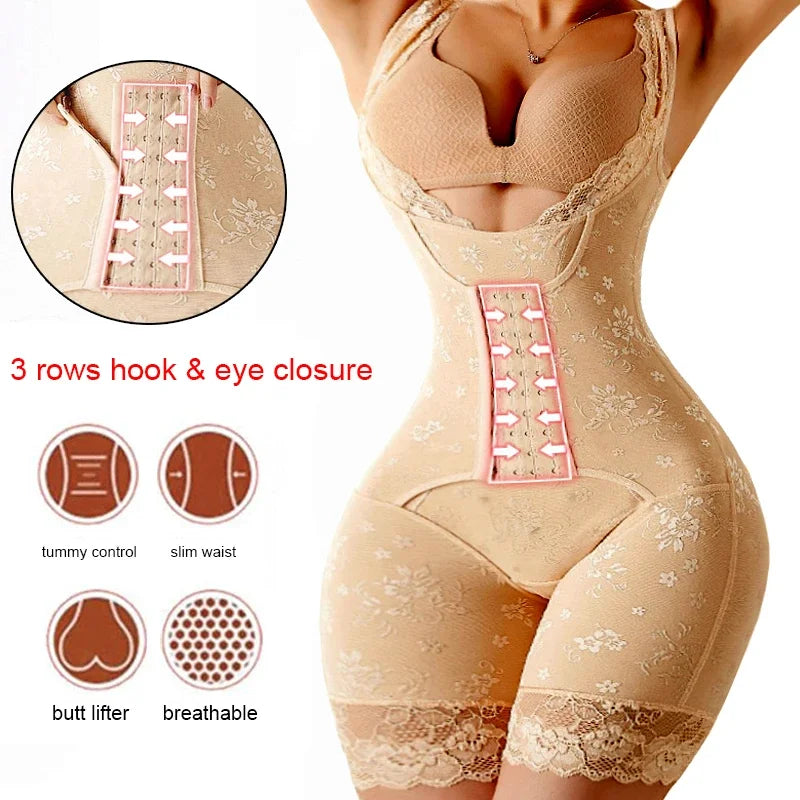 Full Body Shapewear, Waist Lifting, Thigh Slimming, Seamless