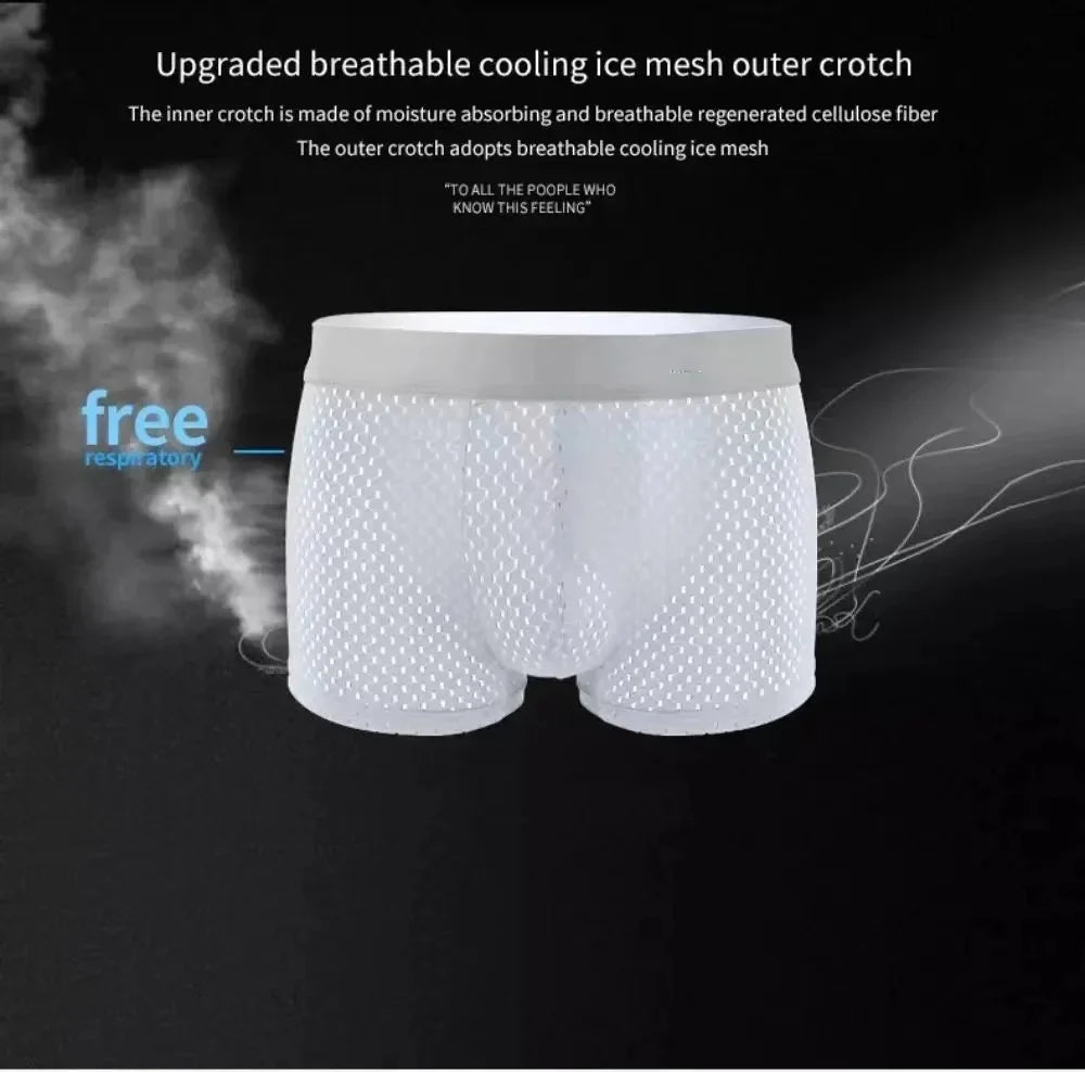 Cool Men's Underwear - Stretch Mesh Boxers L-5XL