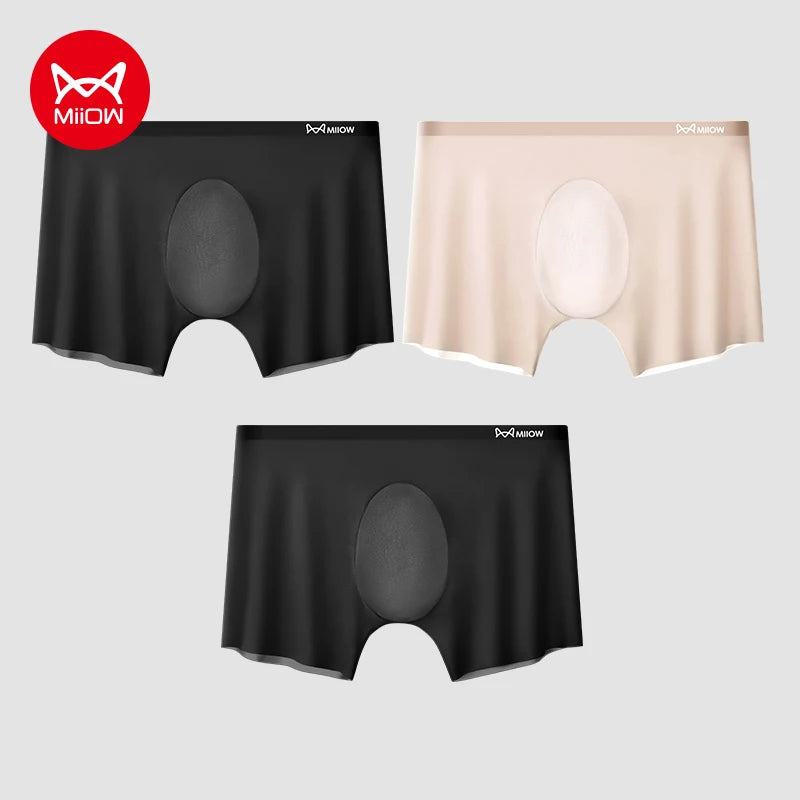 Quần Lót Nam MiiOW 3 Chiếc Lụa Lạnh Siêu Mỏng