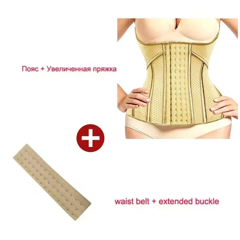 Áo Nịt Bụng Cao Cấp 5XS-4XS 25 Xương Thép Fajas Latex - Daisan Mart