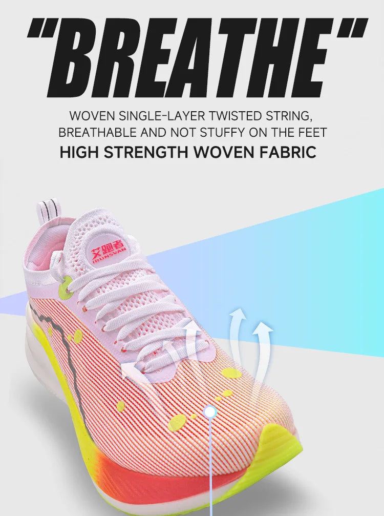 IRUNSVAN Anti-Slip Carbon Running Shoes For Men