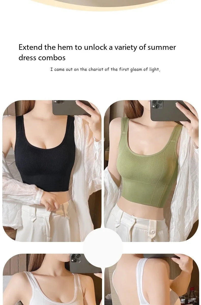 Áo Bra Thể Thao Nữ Chống Mồ Hôi & Đệm Lót Không Đường May - Daisan Mart
