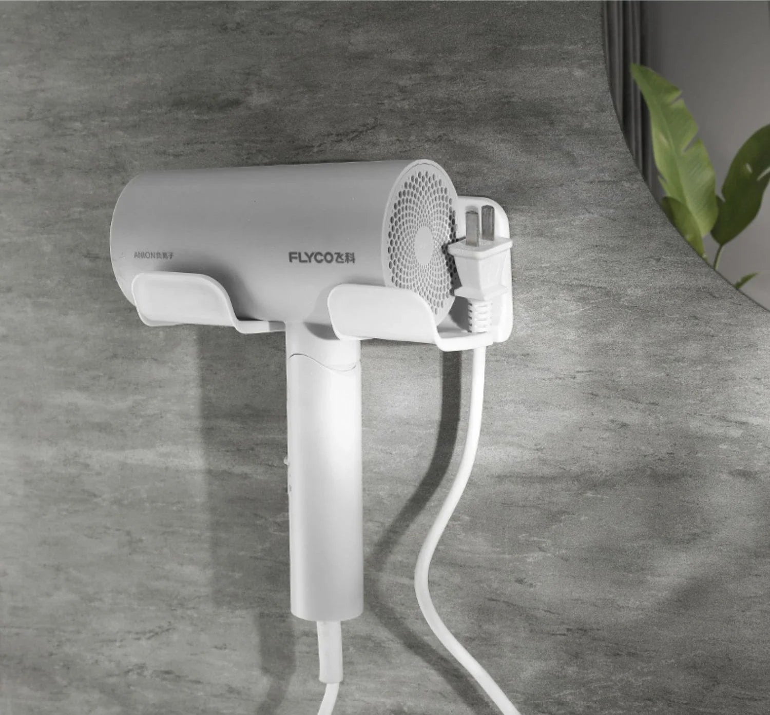 Hair Dryer &amp; Straightener Rack - Bathroom Organization