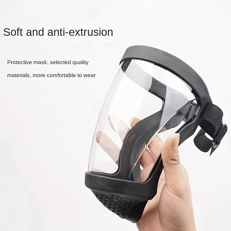 Adjustable Transparent Mask - Safe &amp; Reusable