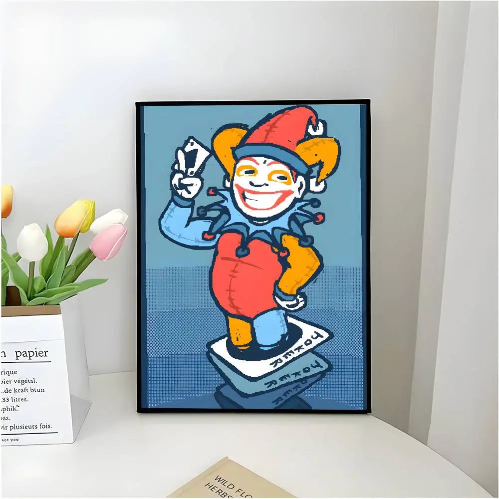B-Balatro Poster Self-adhesive Art Waterproof Paper Sticker Coffee House Bar Room Wall Decor
